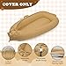 Atrooper Baby Lounger Cover for Boys and Girls, Khaki 100% Cotton Baby Nest Cover, Breathable Replacement Cover for Infant and Newborn Snuggle Me Lounger, Cover Only