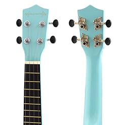 Ukulélé soprano World Rhythm – Soprano Uke débutant en finition bleu clair avec sac de transport, cordes pour ukulélé de… - Les Beatles, Paul McCartney, John Lennon, RIngo Starr, George Harrison Ukulélé soprano World Rhythm – Soprano Uke débutant en finition bleu clair avec sac de transport, cordes pour ukulélé de… – Image 3