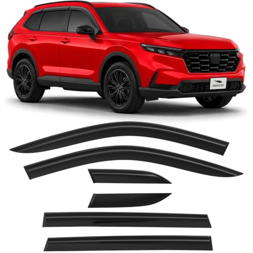 Voron Glass Tape-on Extra Durable Rain Guards for Honda CR-V 2023-2026, Window Deflectors, Vent Window Visors, 6 Pieces - 100484