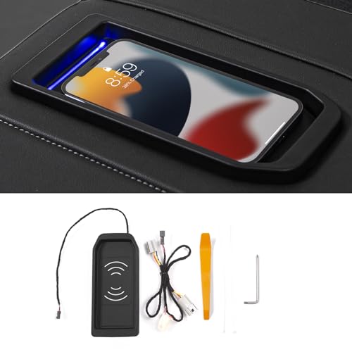 Xipoo Wireless Charger Compatible with 2019-2026 Chevy Silverado GMC Sierra Wireless Charging Tray Phone Charging Pad Full Console Upgraded Replacement for 2019-2026 Chevy Silverado Accessories