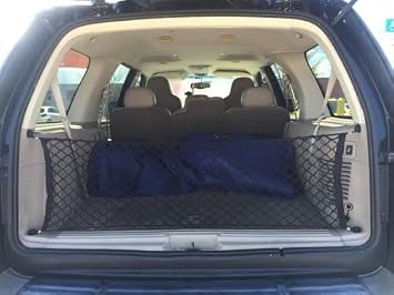 Trunk Organizer Cargo Net for Ford Expedition Lincoln Navigator 19972017 Envelope Style Cargo Net for SUV Premium Mesh Car Trunk Organizer Compatible with Expedition Navigator