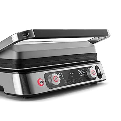 De'Longhi CGH1112D MultiGrill 1100, Elektrogrill mit App, 2 unabhängige Thermostate, elektronische Temperaturkontrolle… – Bild 8