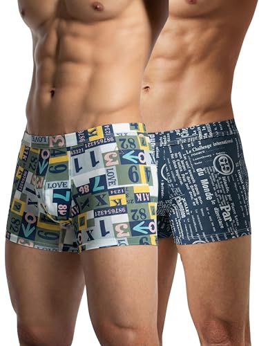 Image of CK INNERWEAR Presents Printed Lycra Ice Silk Underwear for Men