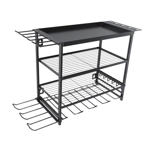 Ronyme Power Tool Organizer Tool Shelf Multifunctional Accessory Compact Household Heavy Duty Drill Holder Wall Mounted Storage Rack - Image 4