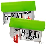 B-Kat Boards Multi-Species Planer Boards, for Walleye Striper Trout Catfish Skipjack, for Trolling, Dragging, Set of 2 Boards, Made in The USA (Bright Green)