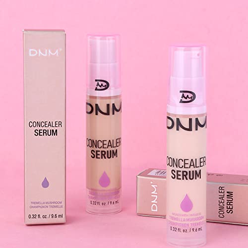 2Pcs Hydrating Liquid Concealer Serum For Women,Lightweight Warm Peach Cream Concealer,Oil-Free Moisturizing Foundation For Corrects Tattoo Cover Up,Waterproof (Fair Beige) #TOP6