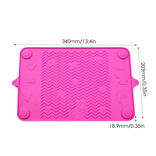 Jogo americano para bebês | Tapetes de silicone antiderrapantes e resistentes ao calor para crianças