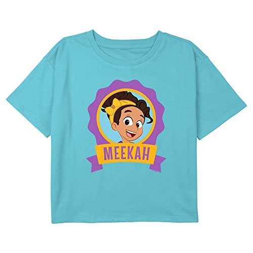 Fifth Sun Blippi Girls' Meekah Badge Boxy Crop Tee