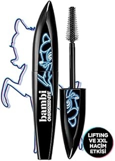 LOréal Paris Bambi Eye Oversized tusz do rzęs, mascara, długie i zalotnie podkręcone rzęsy, 01 Black, 9,4 ml