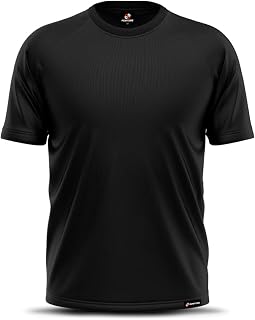 Camiseta Manga Curta Plus Size Adstore Preto Masculina Térmica UV Segunda Pele Compressão