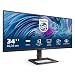 Produktbild Philips 346E2LAE - 34 Zoll WQHD Monitor, Adaptive Sync, Lautsprecher, höhenverstellbar (3440x1440, 100 Hz, DisplayPort, HDMI, USB-C, USB Hub) schwarz