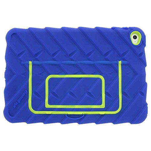 Gumdrop Hideaway Case with Kickstand for The Apple iPad Mini 4 Tablet for K-12 Students, Teachers, Kids - Royal Blue/Lime, Rugged, Shock Absorbing, Extreme Drop Protection