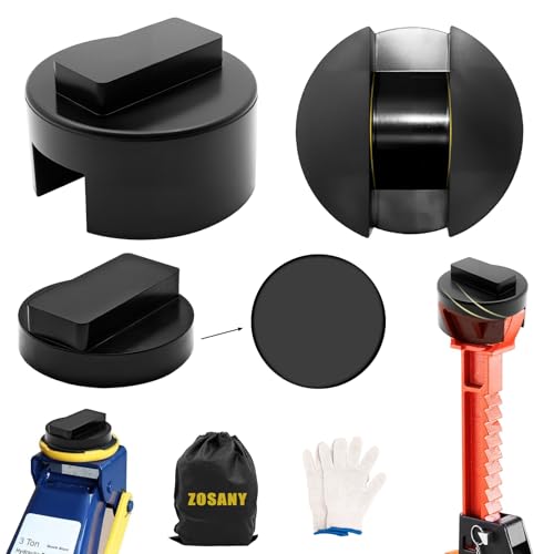 Image of 4 Pack Slotted Pinch Weld Jack Pad for BMW Mini | Shock resistant rubber pinch weld protector, fits BMW Mini frame rails, works with floor jack stands, includes portable stora