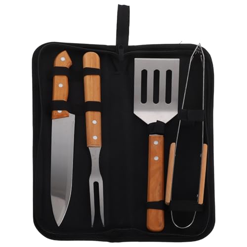 Set de Accesorios para Parrilla Acero Inoxidable 4 Piezas miniatura 1
