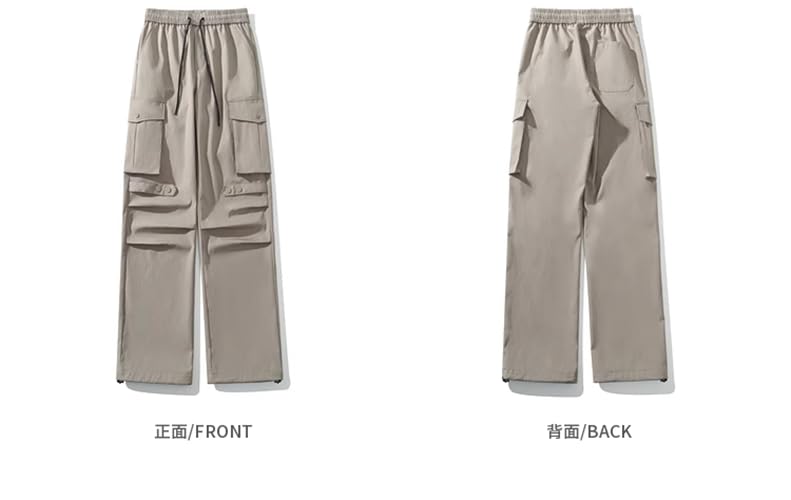 Pantalon cargo de travail ample pour homme en coton résistant - 4