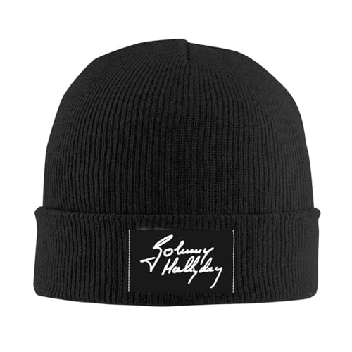 Bonnet Johnny Hallyday chaud contre le froid en plein air