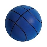 Silent Basketball,Dribble Dream Quiet Basketball Silent Basketball Dribbling Indoor Foam Basketball Indoor Training Slam Dunk Basket for Various Indoor Activities Gift for Youth Basketball Fans Blue