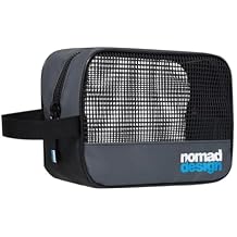 Nomad Design Splash Bag Waterproof WashDown Lure Bag with Drainage Mesh, HeavyDuty Zip & Mesh Window, Large