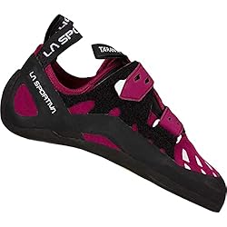 Zapatillas de Escalada Marca LA Sportiva Modelo Ta...: Exterior: Piel en contrucción tubular Forro: Posterior ausente, anterior Pacific (inserción antideformante) Media suela: LaSpoFlex 1,8 mm