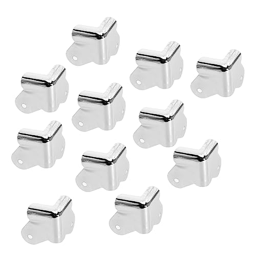 Gatuida 24pièces Protections Angle Fer pour Haut-parleurs Lot de Protection Angle Pratique Bords Fer Facile à Installer