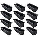 12x Pflanzkasten Kunststoff Europalette Hochbeet Blumenkasten Euro Palette Blumenkübel Pflanzkübel Blumentöpfe