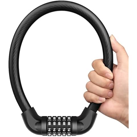JIMJOOS 5-Digit Heavy Duty Bike Lock Cover