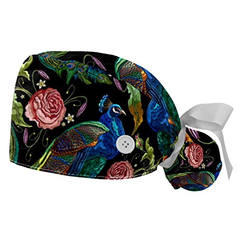 Chapeaux de travail ajustables JDEZ avec bandeau anti-transpiration, lot de 2