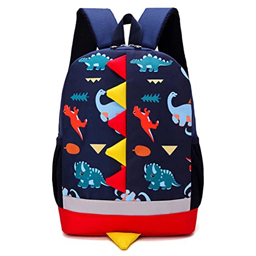 Hosuho Waterpoof Kinder Rucksack Dinosaurier Kinder Schule Büchertasche Rucksack Unisex mit verstärkten verstellbaren Riemen Cover