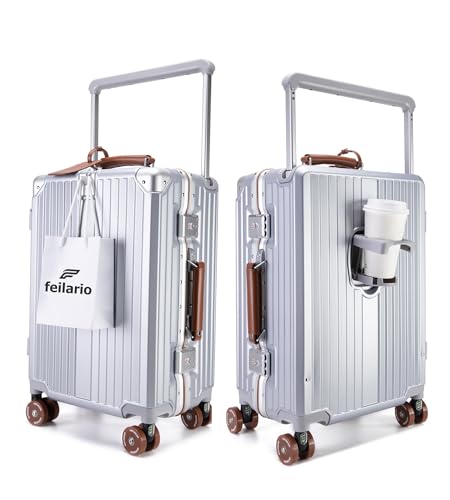 Feilario 20 Aluminum Hard Shell Spinner Luggage