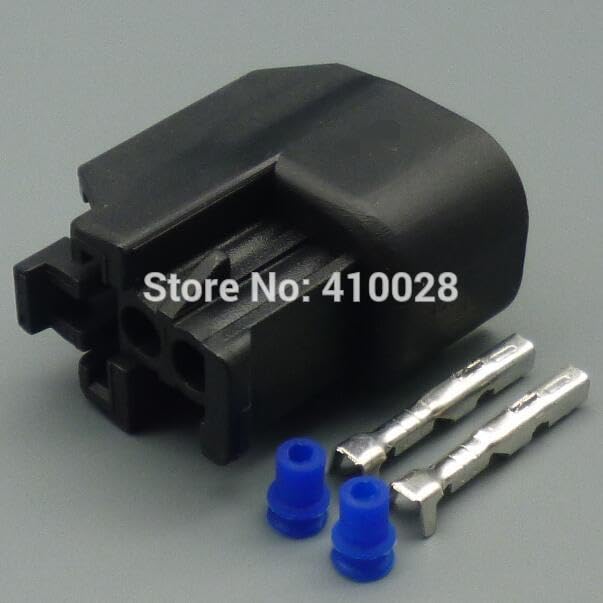 2pin 2.2mm Fuel Injector Connectors Adapters Fuel Injector Connector for US Cars - (Color Name: 100set)