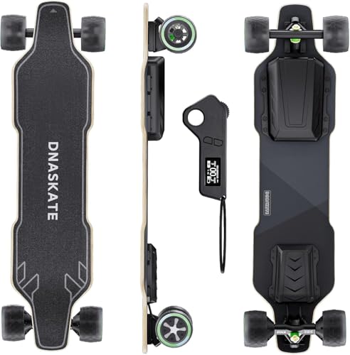 V20 Electric Skateboard with Remote, 28 Mph Top Speed,22 Miles Range,1000W Hub-Motor, Longboard Skateboard for Adults &Teens