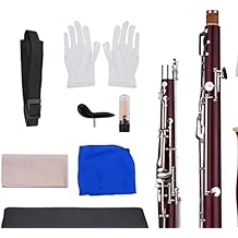 Professional Bassoon C- Key Maple Body Copper- Nickel Silver- Plated Key Woodwind Instrument Oboes Beginner