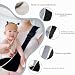 Imagen de Ajustable Portabebes Lateral Capacidad de Carga 30 KG Fular Portabebe Negro Baby Carrier Transpirable Ergonómico Apto para Recién Nacidos de 6 a 36 Meses
