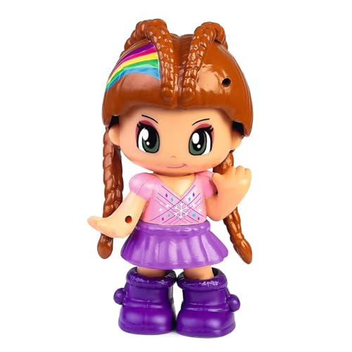 Pinypon - Iris Surprise, contenedor de la prota del Canal, de tamaño Grande y desplegable en Caja con Compartimentos para Accesorios Sorpresa y una Mini Figura, Famosa (700017211)