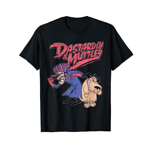 Wacky Races Classic Dastardly & Mutley Maglietta