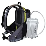 Send It - Mochila de hidratación Lime Squeeze - Mochila MTB para hombres y mujeres con protector de columna vertebral - Capacidad de 15 litros para bicicleta de montaña - Acolchado celular - Equipo de