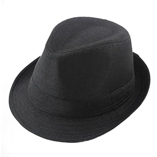 Fedora Hats for Boys Kids Fedora Hats Boy Kids Girl for Jazz Hat Child Summer Black