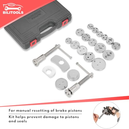 image for BILITOOLS Brake Caliper Compression Tool, 22-Piece Heavy Duty Disc Bra