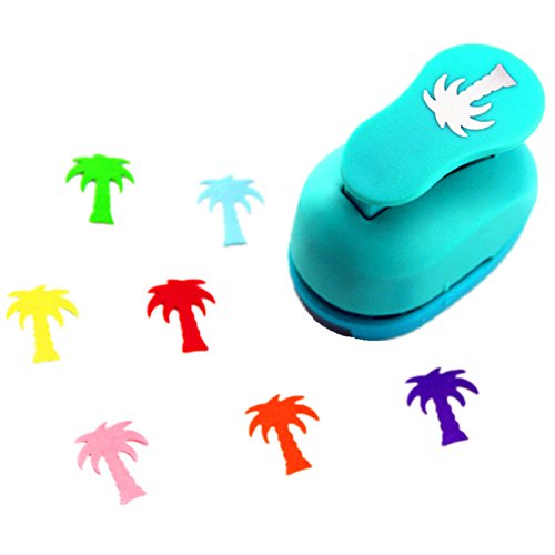 CADY Crafts Punch - Perforadora de papel (1.0 in), diseño de flores (Coco)