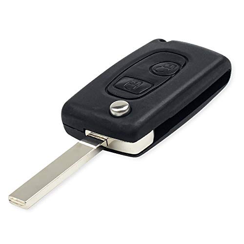 Chave Canivete Citroen Telecomando para Canivete 2B Preto Lamina L