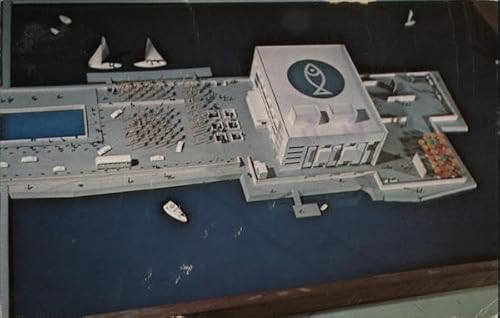 The New England Aquarium Boston Vintage Postcard