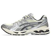 ASICS Unisex Gel-Kayano 14 Sportstyle Shoes, 6, Oyster White/Steeple Grey