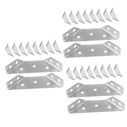 Supports angle multifonctionnels Uonlytech de 30 ensembles pour étagères et tables
