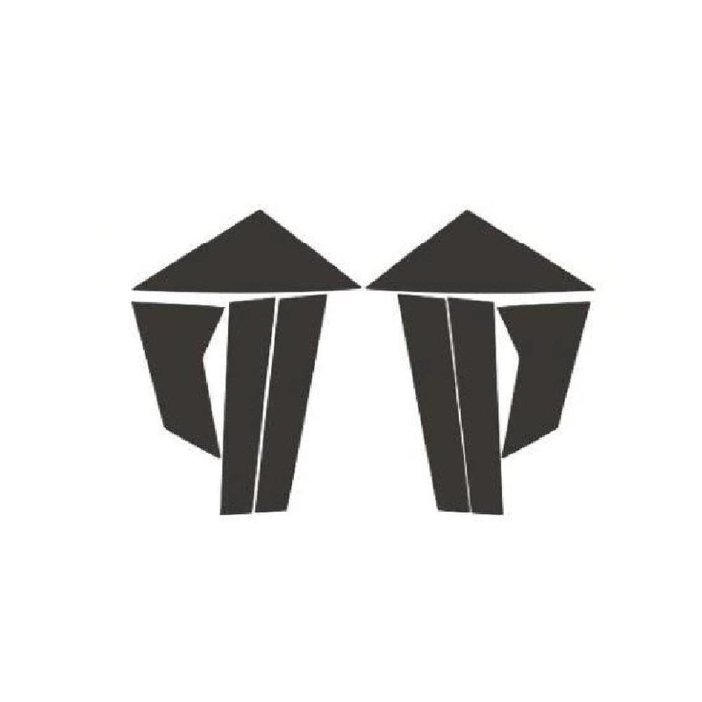 Bertdcx One Color For Ariya 2022-2023 8Pcs Window Trim Covers Center Film Column B C Pillar Posts Sticker Auto Parts