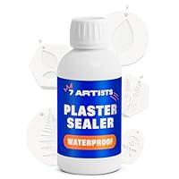 7 Artists Gipsdicht 250 ml Transparent – Versiegelung für Gießpulver und Gipsfiguren | Schutz für Gips zum Gießen und Basteln, Klarlack Wasserbasis Innenräume | Sealer Wax Gips Versiegelung