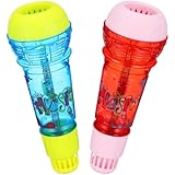 Apparence adorable : leur design utilise un style rétro simulé pour les microphones, ce qui les rend visuellement attrayants et uniques, micro à écho, accessoires de jeu de rôle