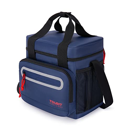 Tourit Large Lunch Bag 14L Insulated Lunch Box Lunch Cooler For Men Work, Dark Blue #TOP19