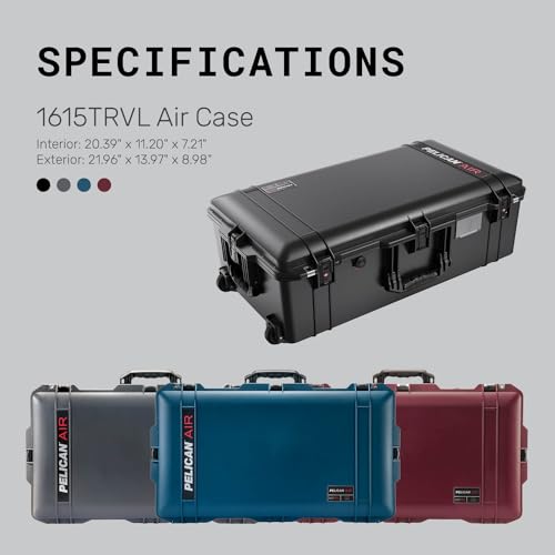 Pelican Air 1615 Travel Case - Suitcase Luggage (Red) by Pelican - Image 7