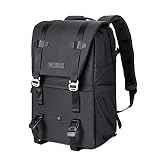 K&F Concept Sac à Dos pour Appareil Photo, Beta Sac Appareil Photo Reflex avec Housse de Pluie Imperméable Inclus pour DSLR Canon Nikon Sony Olympus DJI Drone Portable 15.6'' Noir Pur