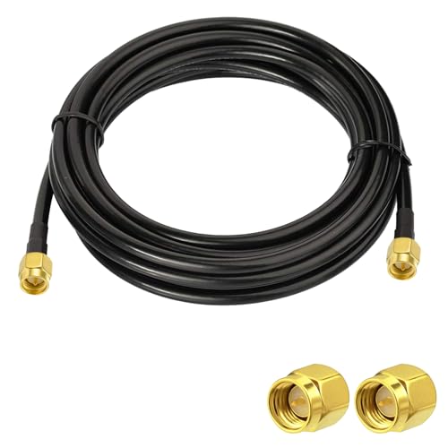 Câble coaxial RG58 SMA mâle mâle 5m pour extension antenne WiFi routeur 4G GSM